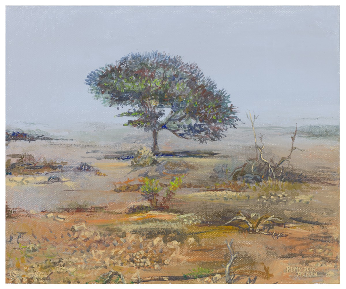 before the fog acrylic on canvase 25x30צילום רן ארדה