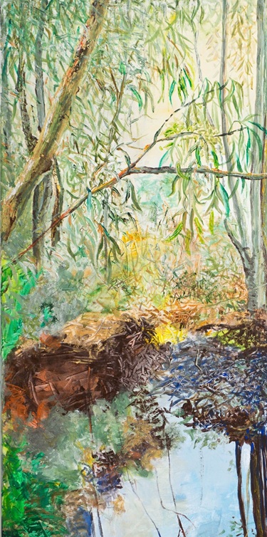 rumy renan reflection acrylic on canvase 80cm x 120cm 2011 wag israel צילום רן ארדה